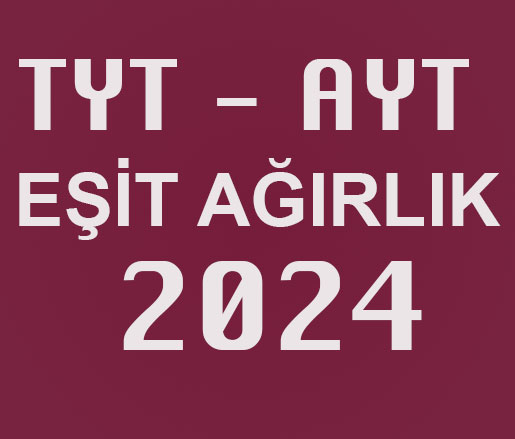 TYT + AYT TÜM DERSLER EA - 2024